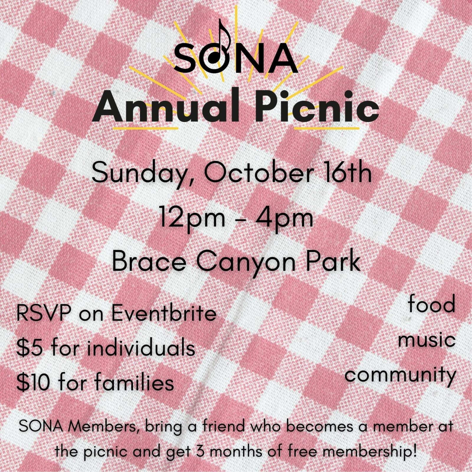 Sona Sona Annual Picnic